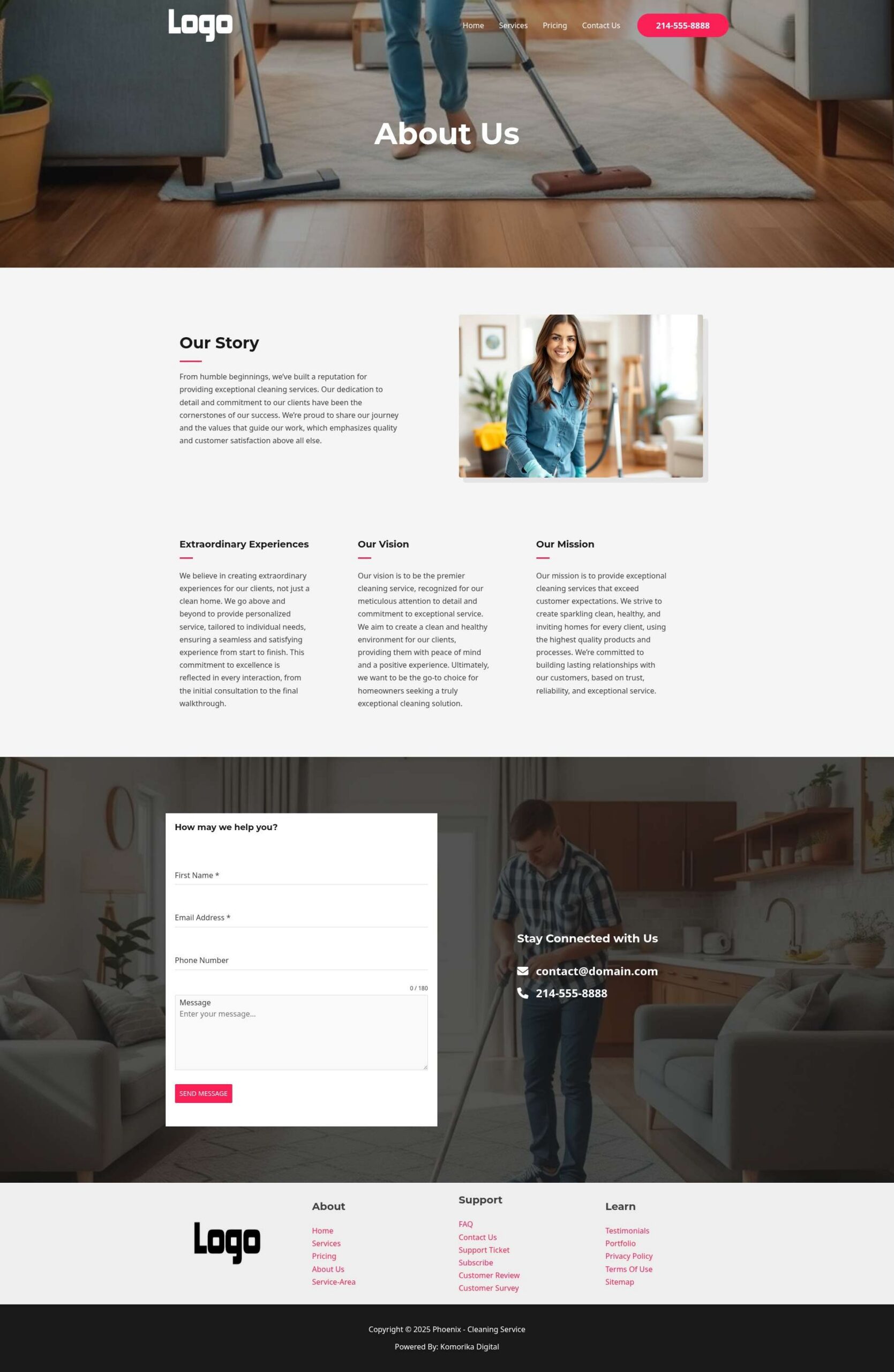 About Us - Phoenix - Ruby - Cleaning Service