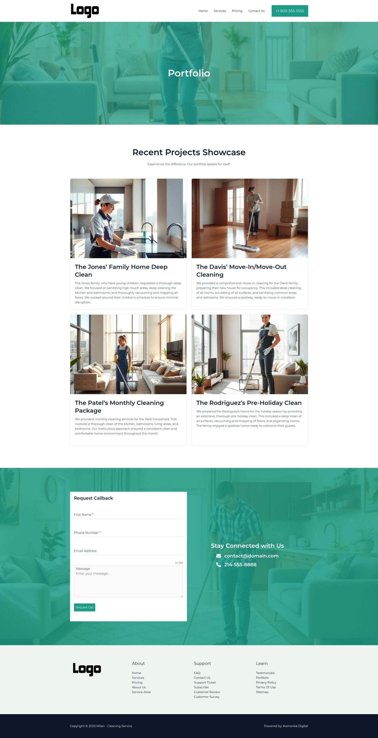 Portfolio - Milan - Emerald - Cleaning Service