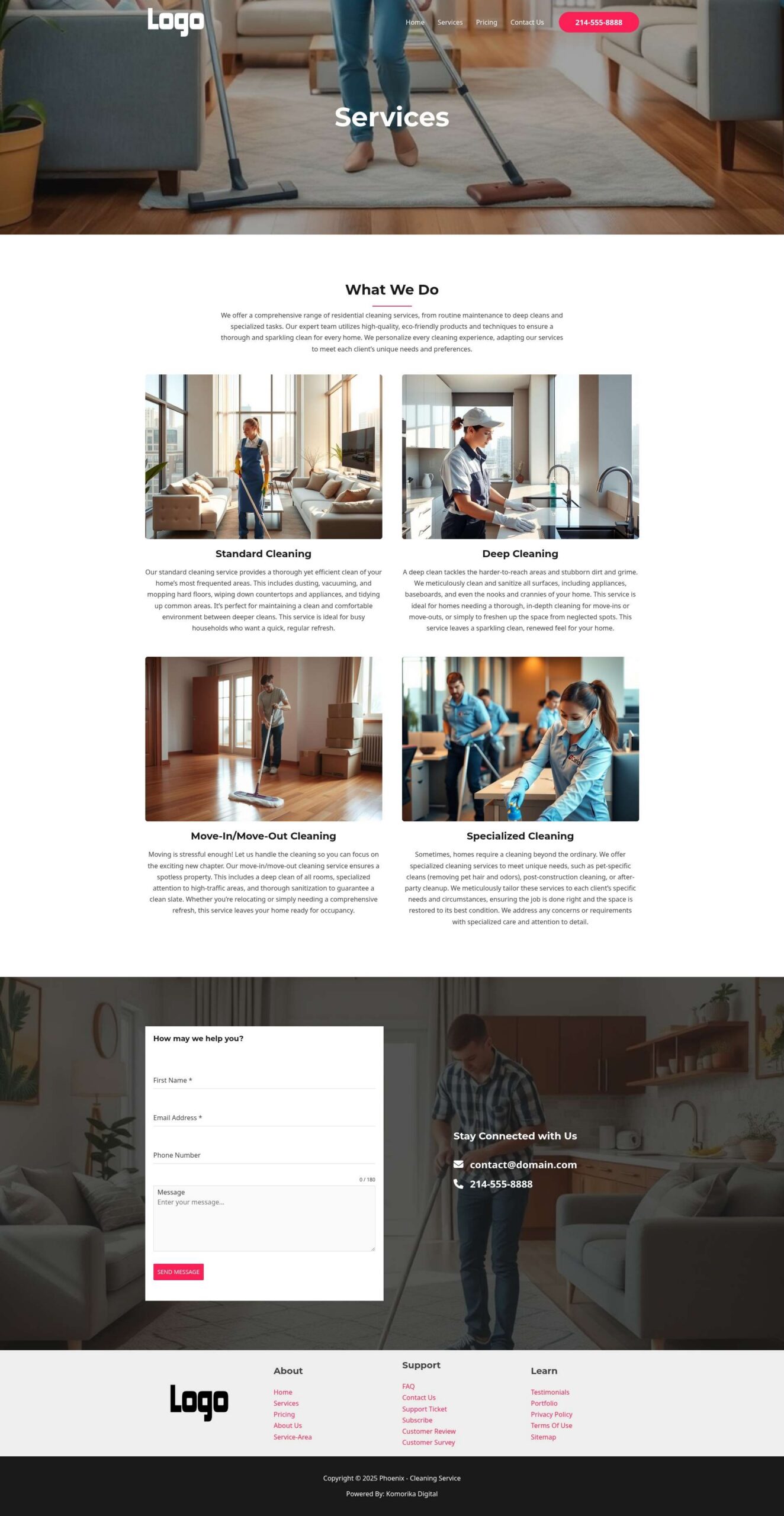 Services - Phoenix - Ruby - Cleaning Service