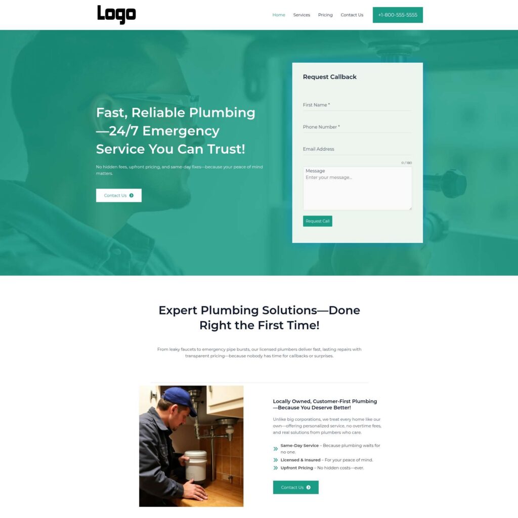 Home - Milan - Emerald - Plumber