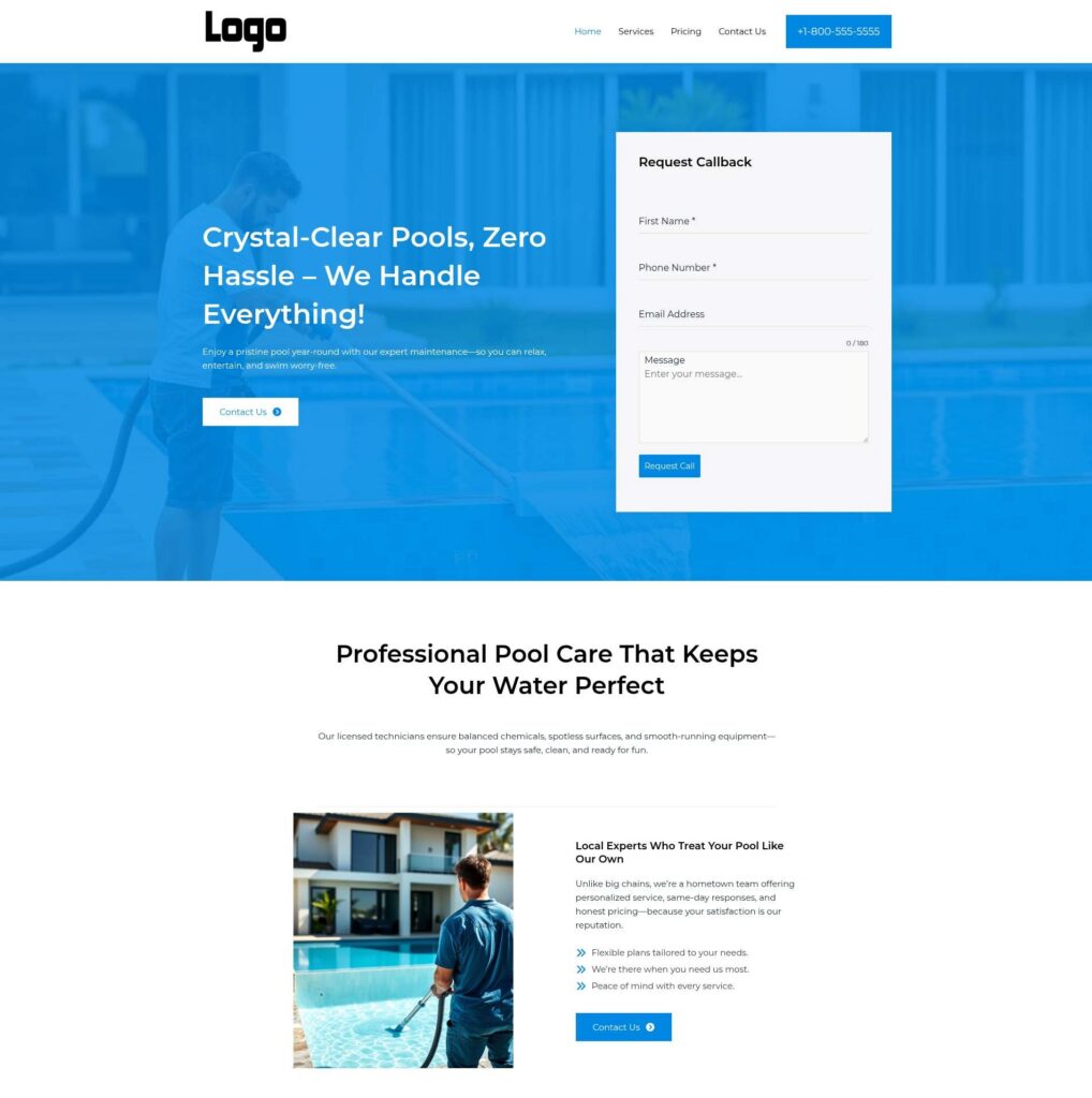 Home - Milan - Sapphire - Pool Cleaning Service