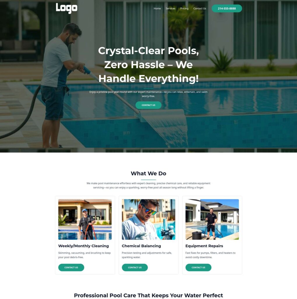 Home - Phoenix - Emerald - Pool Cleaning Service