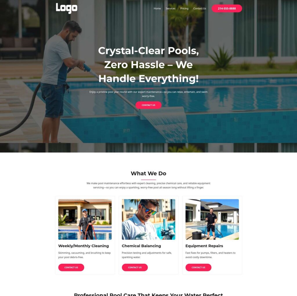 Home - Phoenix - Ruby - Pool Cleaning Service