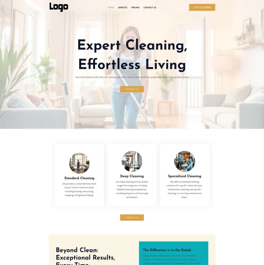 Home - Savannah - Amber - Cleaning Service