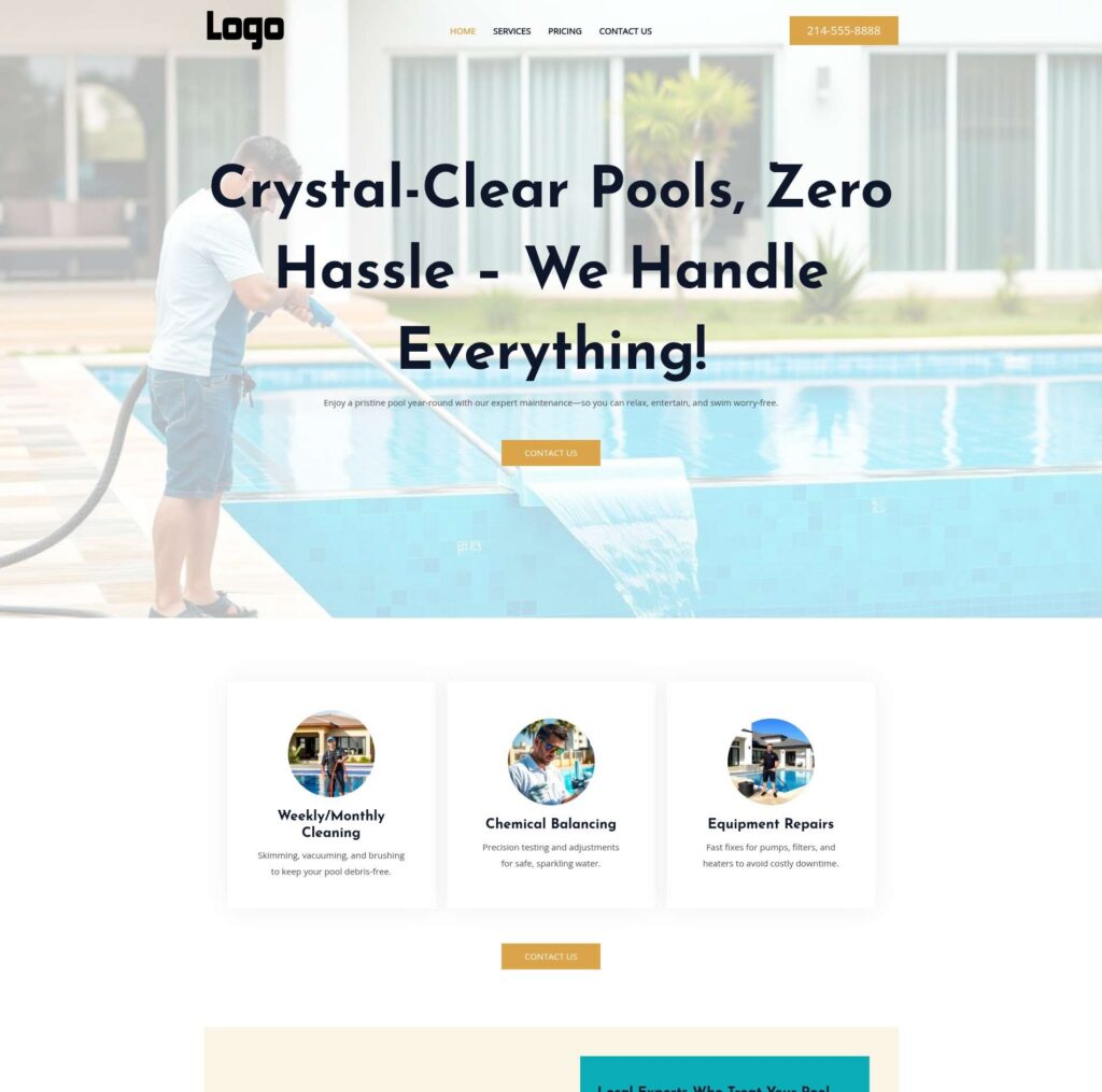 Home - Savannah - Amber - Pool Cleaning Service