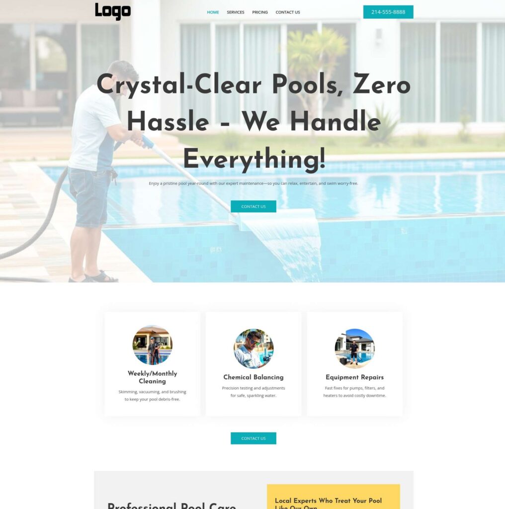 Home - Savannah - Emerald - Pool Cleaning Service